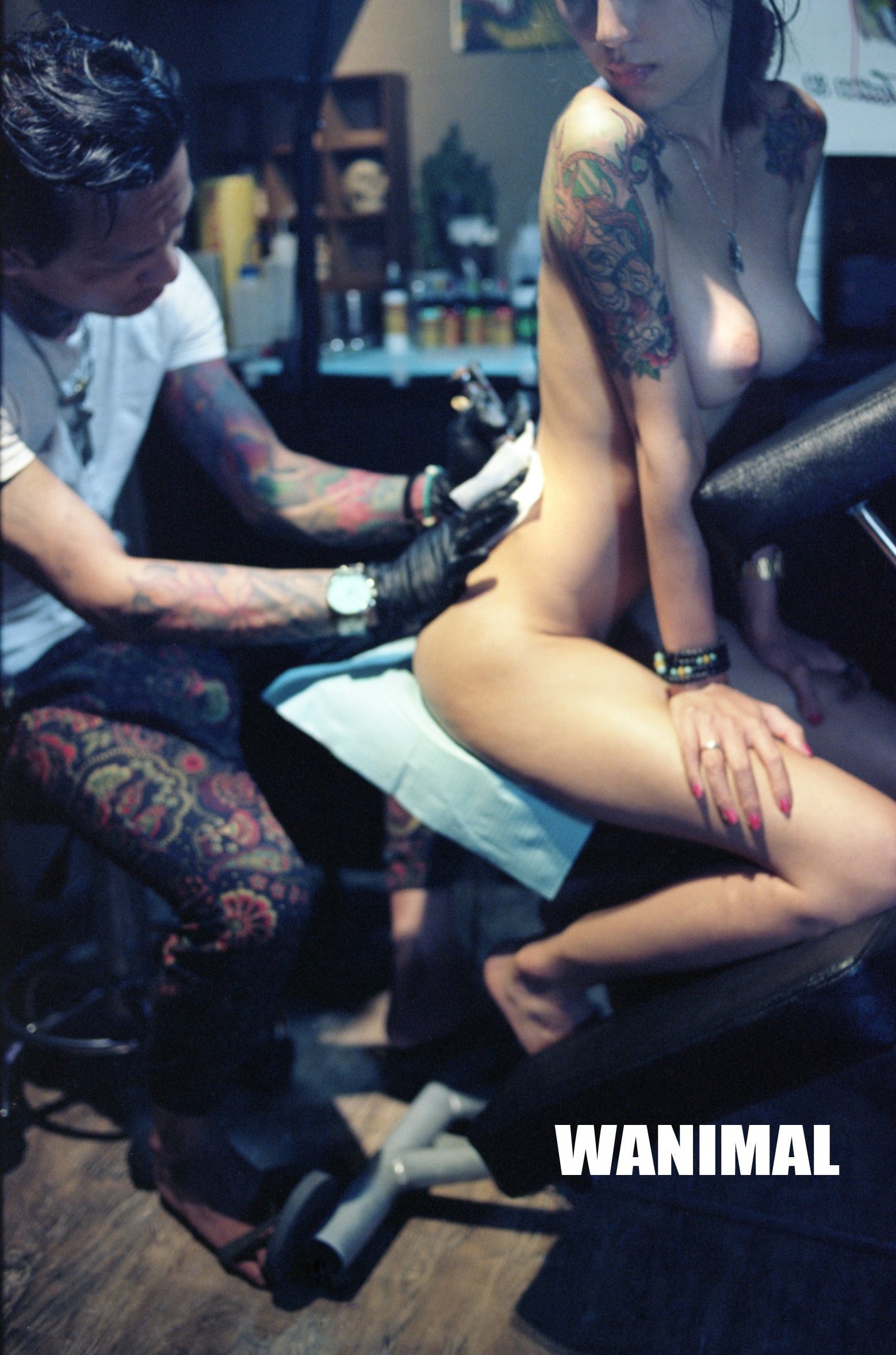 密码保护：wanimal大神性感纹身女极致的艺术
